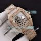 Iced Out Cartier Santos 100 Swiss Replica Watch Rose Gold Diamonds  (2)_th.jpg